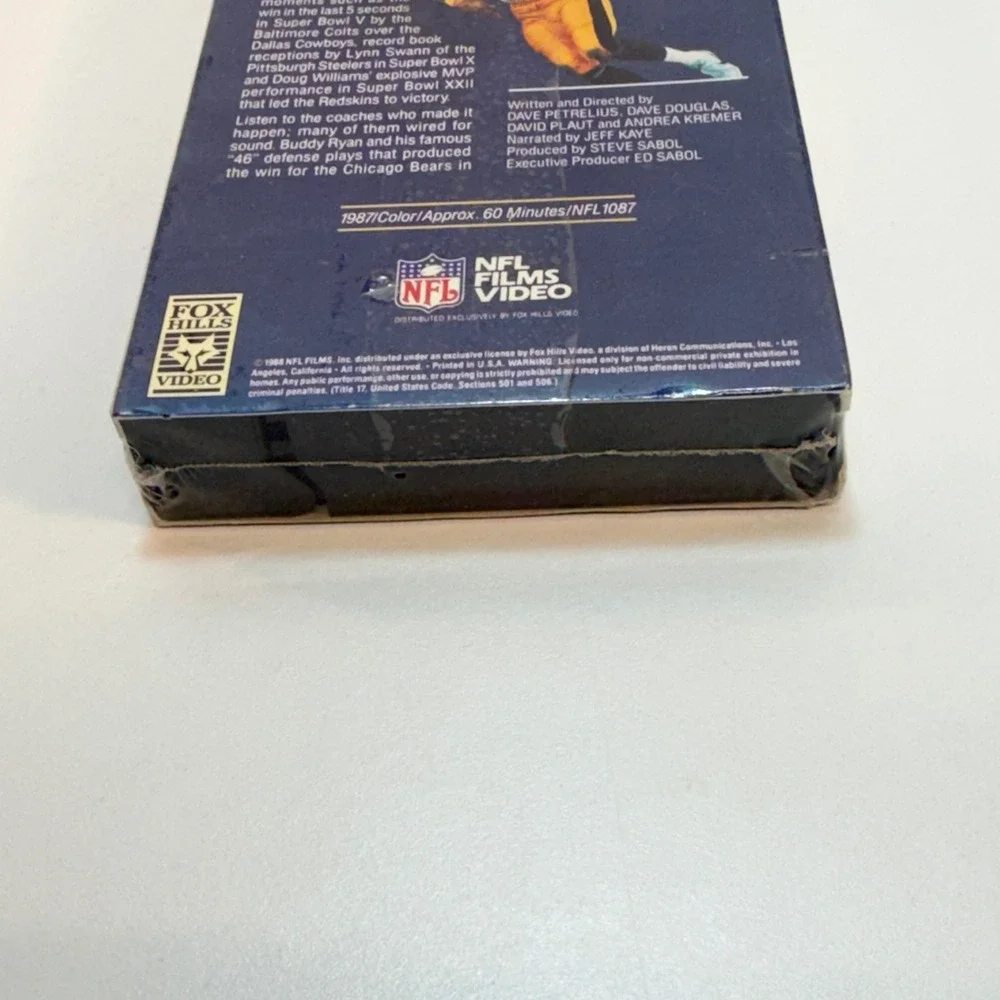 Super Sunday A History of the Super Bowl NFL Films Video VHS Tape‎ Sealed New